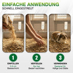 Kleintier-Einstreu aus Miscanthus-Häcksel