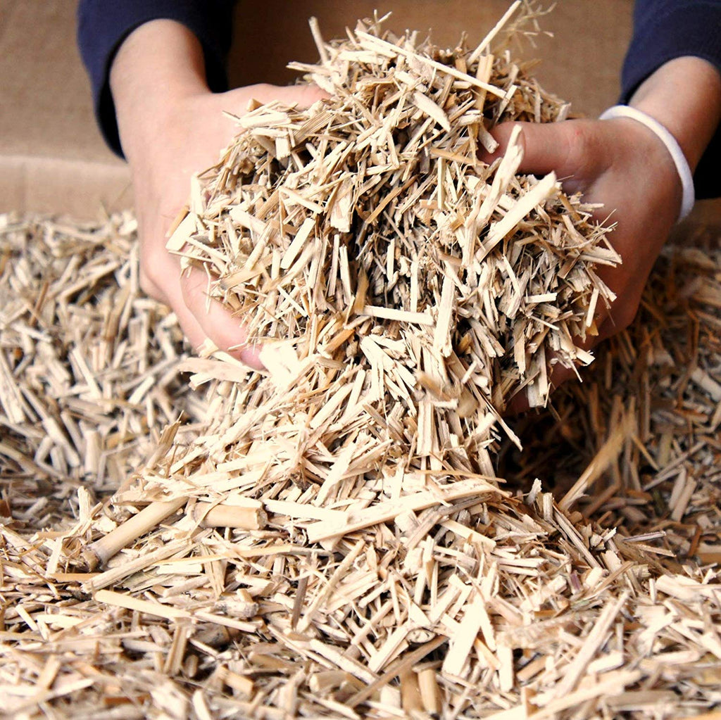 Kleintier-Einstreu aus Miscanthus-Häcksel